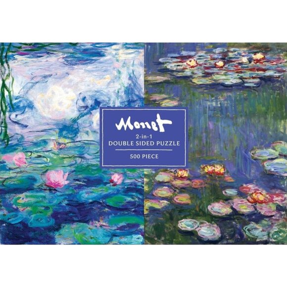 MONET DOUBLE-SIDED PUZZLE 500 PIECES - FRENCH IMPRESSIONIST ART - Picture 7 of 7